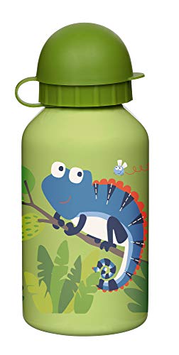 SIGIKID 25091 Chamäleon OnTour - Botella infantil (350 ml), color verde