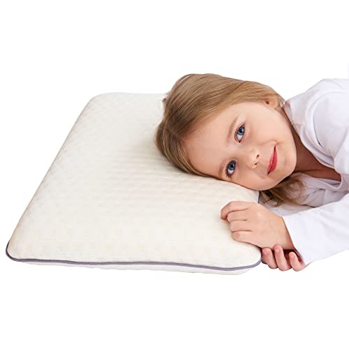 SIKAINI Almohada para niños Almohada para niños con Espuma viscoelástica Almohada hipoalergénica Almohada para niños para niños (3-8 años)