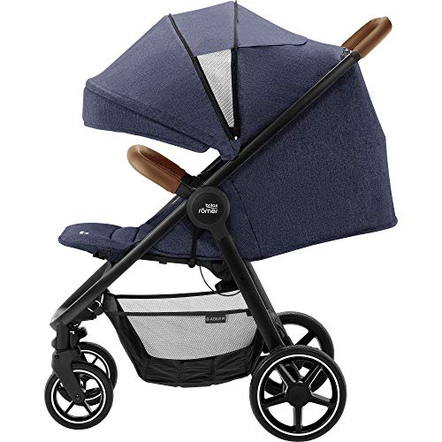 Silla paseo BRITAX RÖMER B-AGILE R 2022 con plastico de lluvia y portavasos - Navy Ink