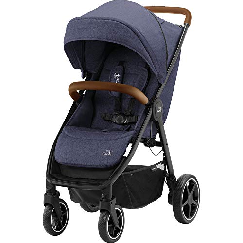 Silla paseo BRITAX RÖMER B-AGILE R 2022 con plastico de lluvia y portavasos - Navy Ink