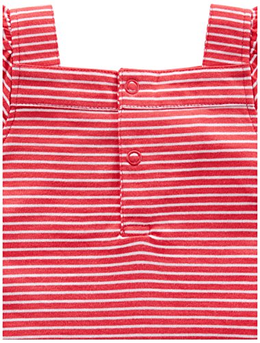 Simple Joys by Carter's - Juego de ropa de juego para niñas (4 piezas) ,Navy Dot/Red Stripe Bird ,12 Months