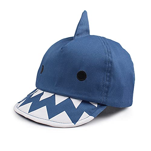 Sombrero para Bebé o Niño de Algodón, Gorra de Sol, para Bebé o Niño, Primavera de Verano (Azul, 1-3 años)