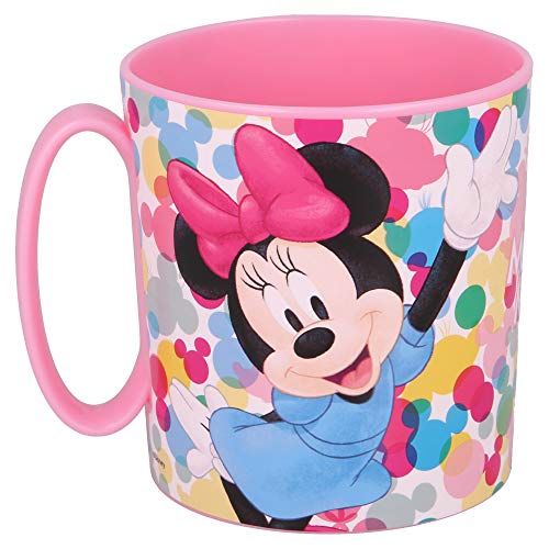 Taza Infantil De Plástico Para Microondas De 350 Ml |Minnie Feel Good