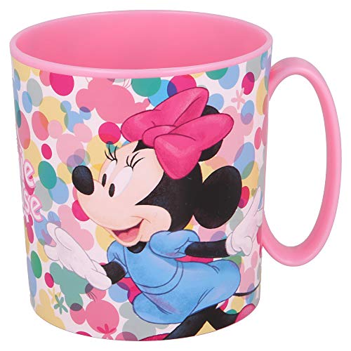 Taza Infantil De Plástico Para Microondas De 350 Ml |Minnie Feel Good