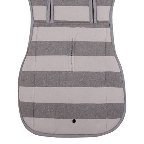 Tititnins® - Pack 2ud. Colchonetas para Bugaboo Donkey 5 ANCHA GRIS - Acolchado Transpirable- (100% Algodón)