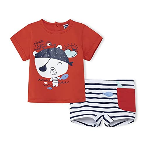 Tuc Tuc Little Pirates Bañador, Rojo, 9-12M para Bebés