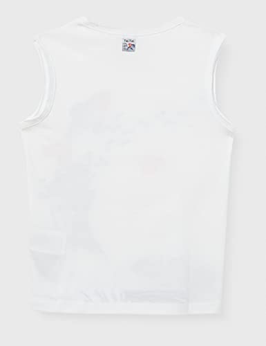 Tuc Tuc Punto KAMOGAWA Camiseta sin Mangas para bebés y niños pequeños, Blanco, 3A