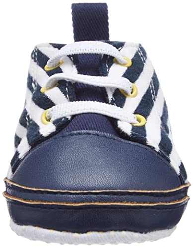 Tuc Tuc Zapatitos Punto Rayas NIÑO Azules It's Cold FW21, Zapatillas Bebé-Niños, 6 Meses EU