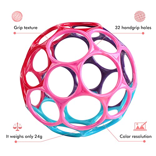 Urisgo Juguete para bebés de 6 Meses, Bola sensorial Bola de Textura para bebés Pelota de Juego para bebés Mejora la Experiencia de los bebés recién Nacidos