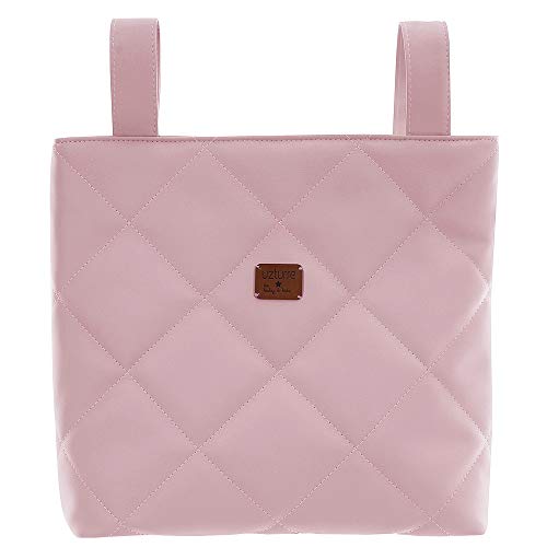 Uzturre Bolso Panera Talega Cocco para silla de paseo (Rosa Empolvado)