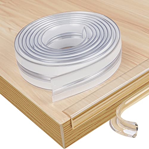 Vicloon Protector de Esquinas Mesas y Muebles Rollo Protector de Cantos PVC de Seguridad Protectores de Cantos para Mesas, Armarios, Electrodomésticos（Ancho 15 mm Largo 2 m）