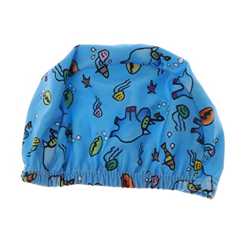 Vivitoch Gorras de natación para bebés recién nacidos de dibujos animados impresos sombreros de natación impermeables para niños niñas piscina 0-6 años