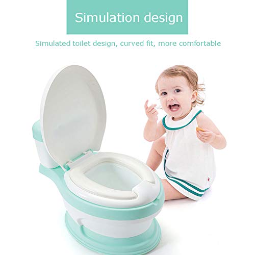 WDXIN Orinal Niños y Niña Diseño de simulacion Material Sano Suave y Confortable Adecuado para bebé de 1-6 años,Blue