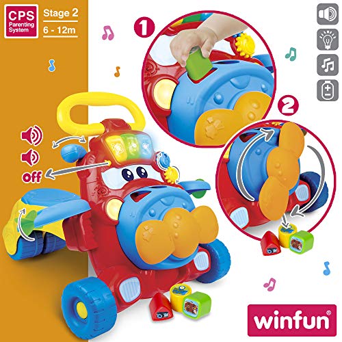 winfun - Correpasillos 2 en 1 con luces y sonidos avioneta winfun (46519)